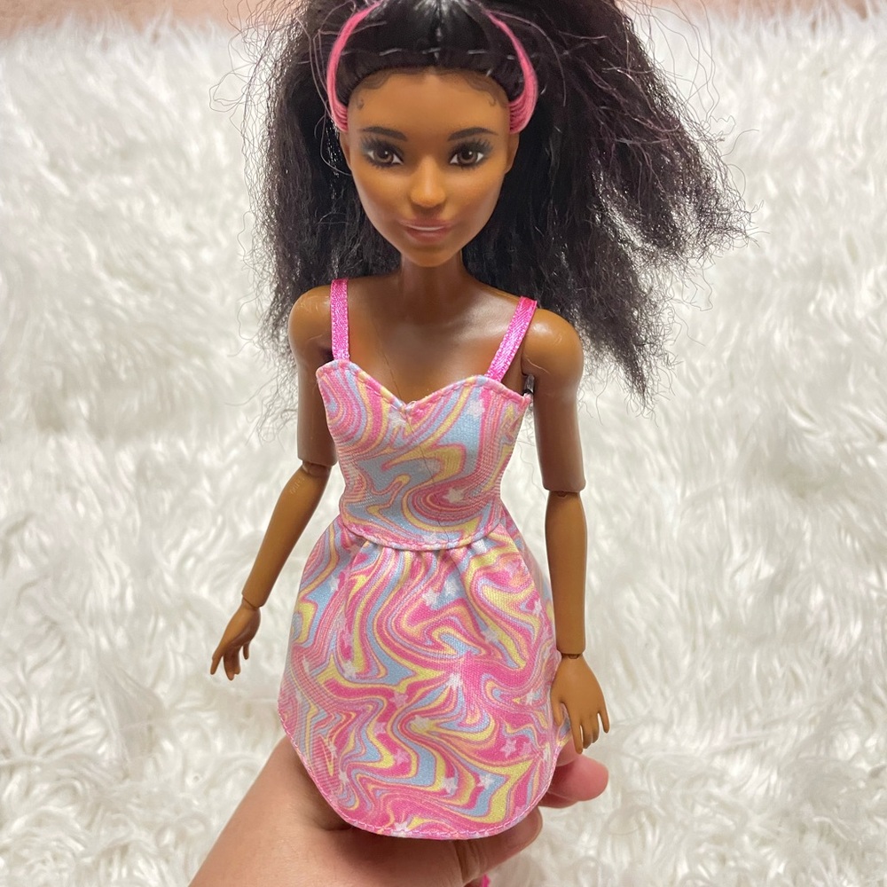 Colorful Swirl Dress Doll